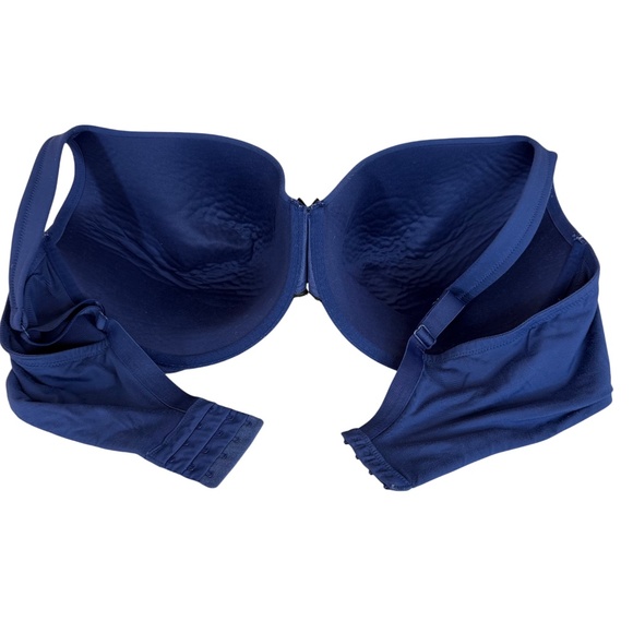 Cacique Lightly Lined Full Coverage Navy Blue Bra Women's Size 44DDD - Picture 9 of 15